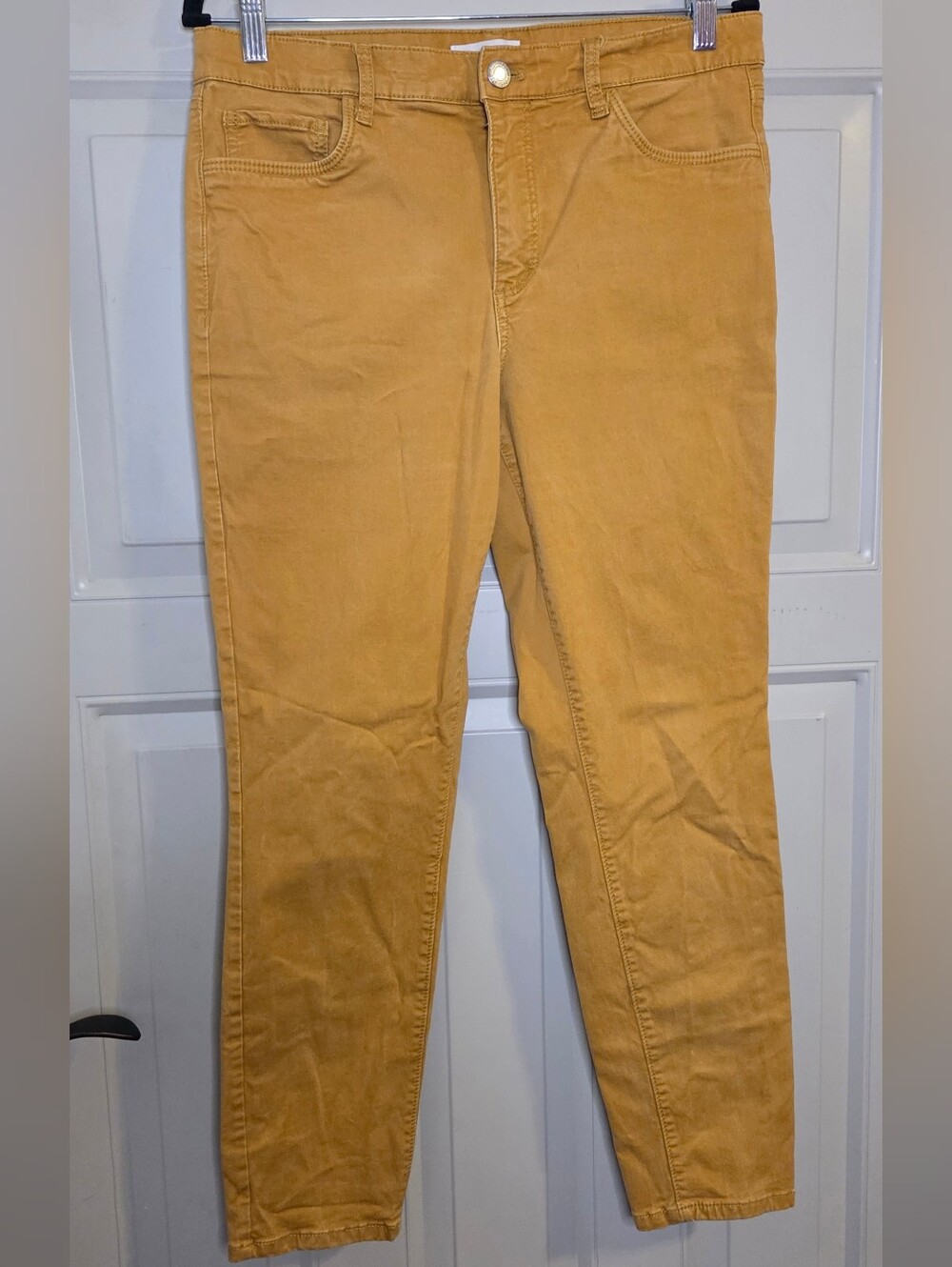 LOFT Denim Jeans in Mustard Tan